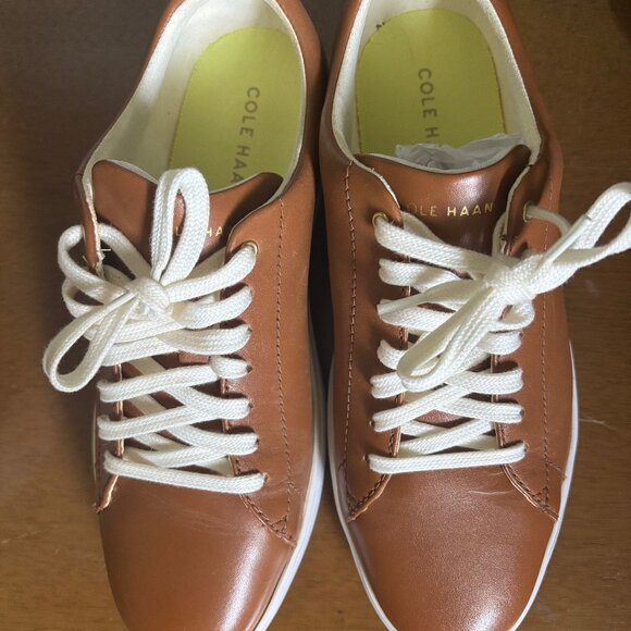 Cole Haan | Women's Grand Crosscourt II | Size Women's 8.5 (US) | Pecan Leather - Picture 6 of 6